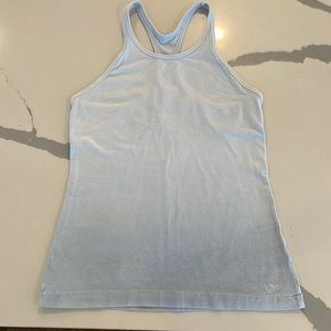 GAP “gapfit” light blue racer back tank top.size small. Slight ombré